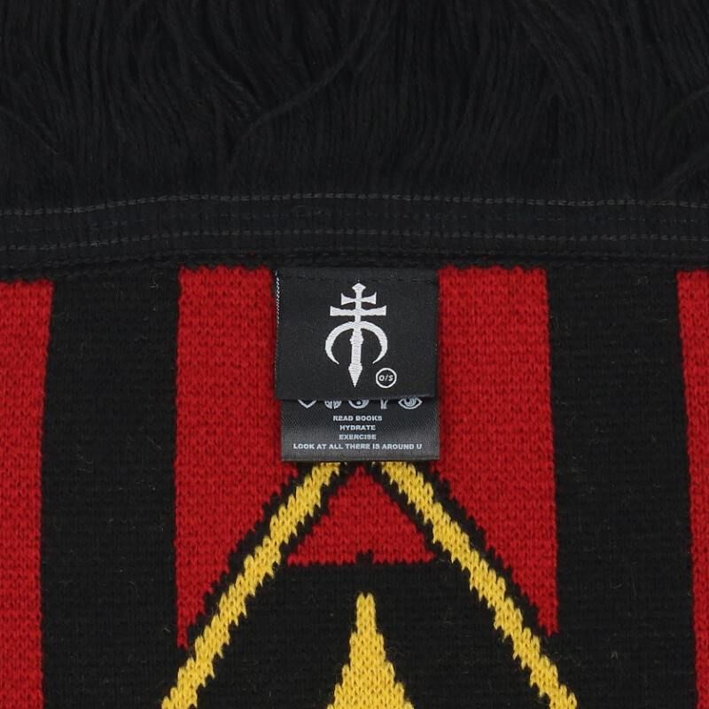 DROP DEAD MATCH DAY SCARF マフラー 未使用品 DROP DEAD ドロップデッド 新品同様 MATCH DAY SCARF