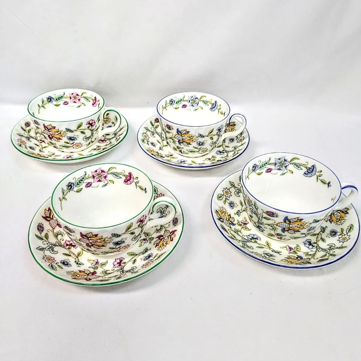 MINTON ミントン ハドンホール BONE CHINA カップ＆ソーサー4客