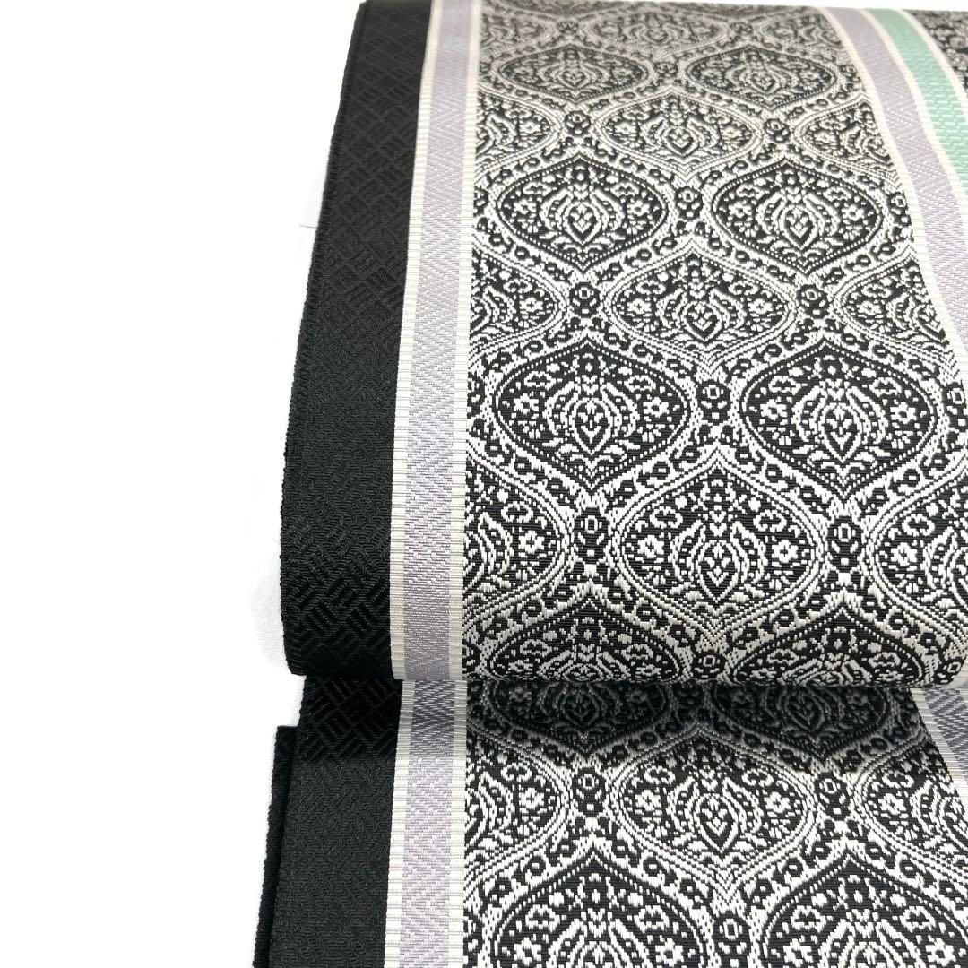 未着用 本場筑前博多織 仕立て上がり 名古屋帯 松葉仕立て 着物 103b d