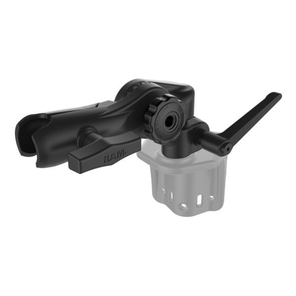 RAM MOUNTS ラムマウント ラチェットスイングアーム NPTホール付 1.5インチボール用 RAM-261-ADJU RAM-261-ADJU 2635686