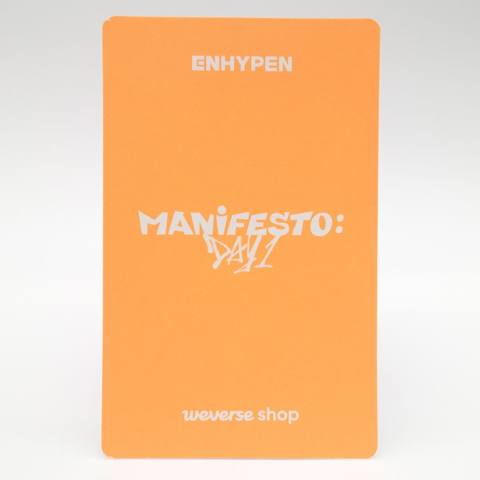 ENHYPEN ニキ MANIFESTO DAY1 NAVER 特典 トレカ フォト カード