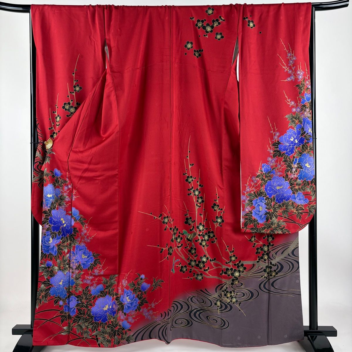 ゆ158　正絹　丸帯　西陣織　七宝花　460cm 袋帯 七宝の通販