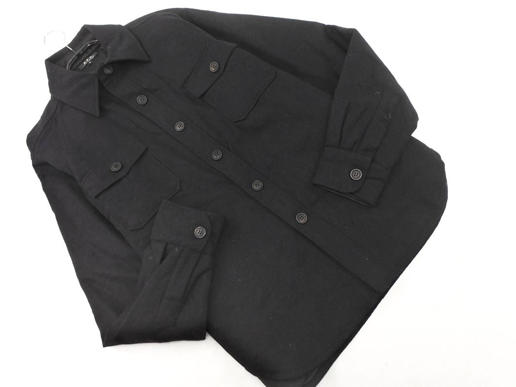 A.P.C. アーペーセー ウール混 中綿 CPO ジャケット sizeS/黒