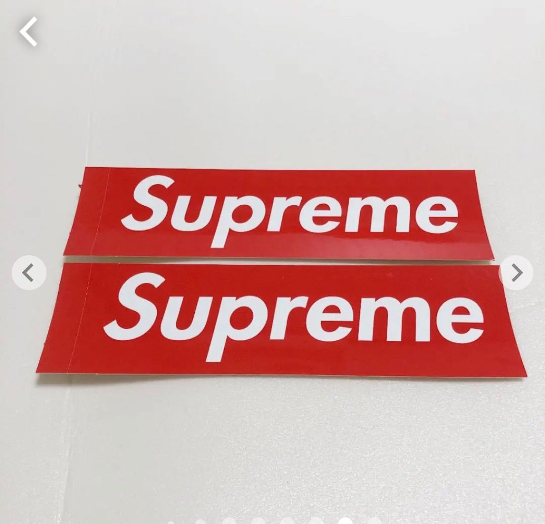 早い者勝ちSupreme シュプリーム ショッピングバッグ ステッカー