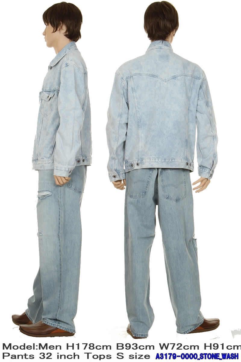 LEVI'S SILVER TAB A3179-0000 DENIM JACKET STONEWASH リーバイス