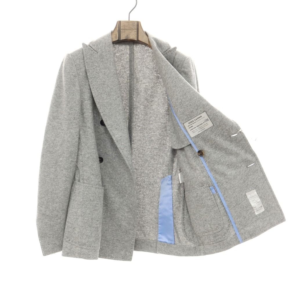 新品アウトレット】スティレ ラティーノ STILE LATINO カシミヤ ダブル