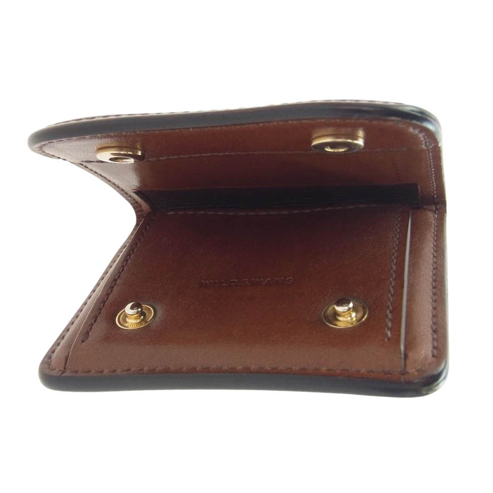 WILDSWANS ダークブラウン 二つ折り財布 PALM ワイルドスワンズ パーム