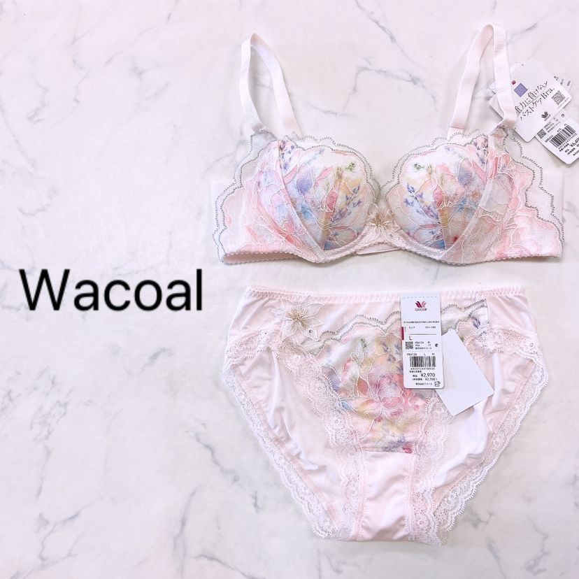 新品タグ付き】Wacoal ワコール ブラジャー A75 ショーツ L