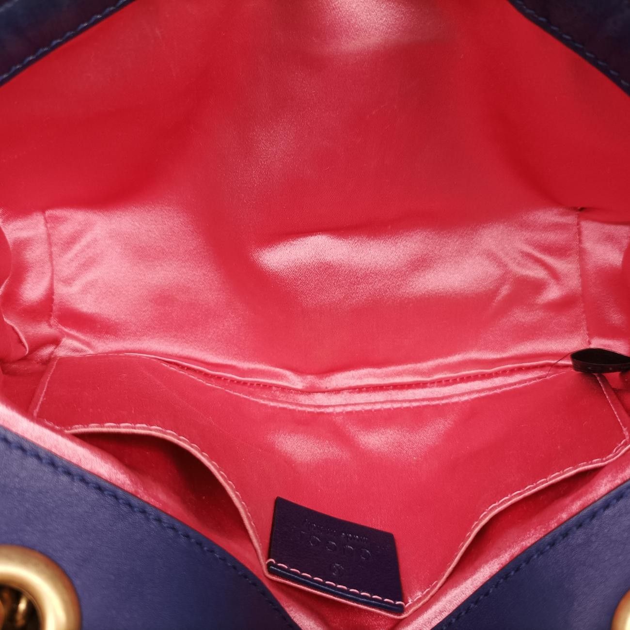 グッチGucciGGマーモントブルーベロア446744H022329426