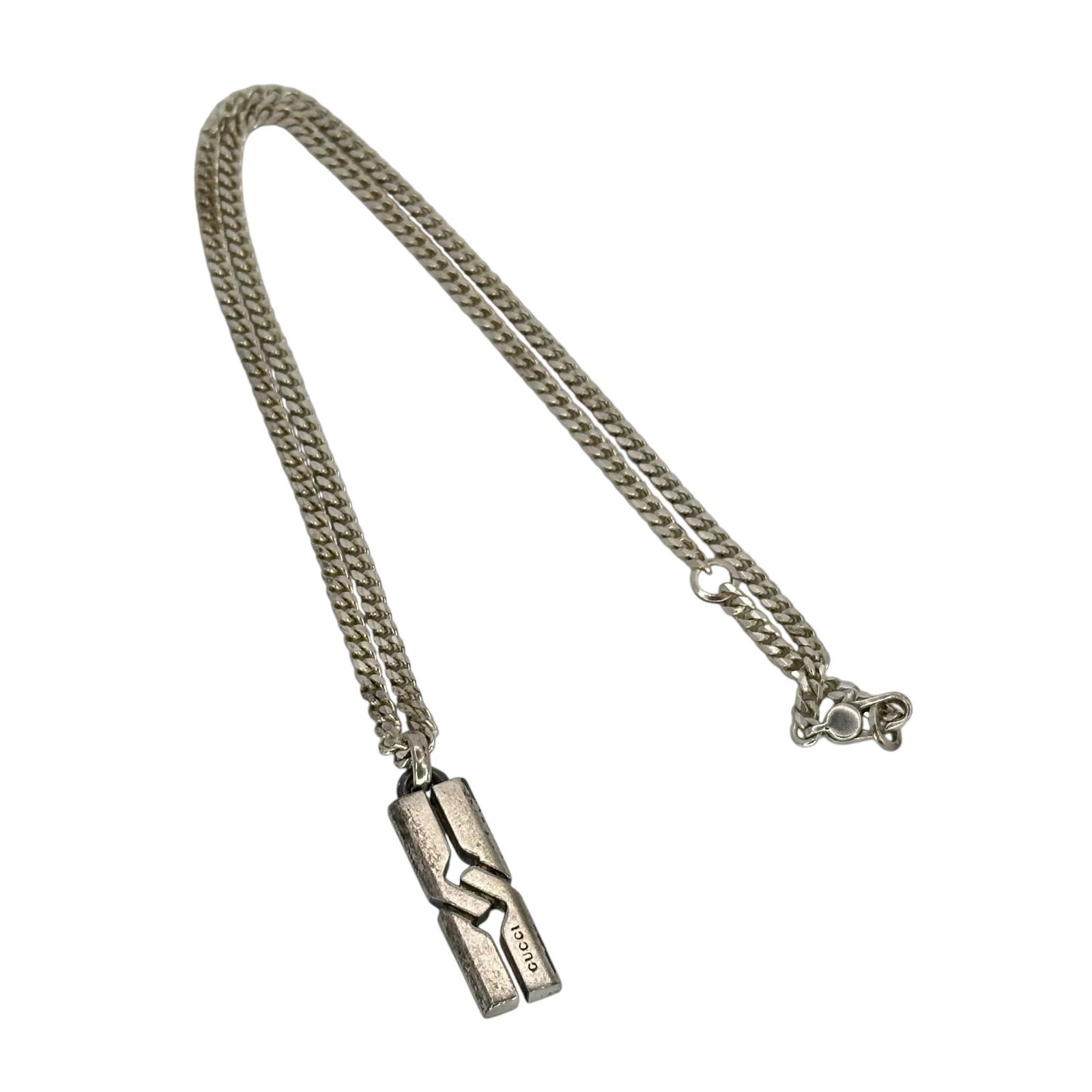 ★お値下中★GUCCI ネックレス シルバー ノットインフィニティー GUCCI グッチ ネックレス インフィニティノット ペンダント Ag