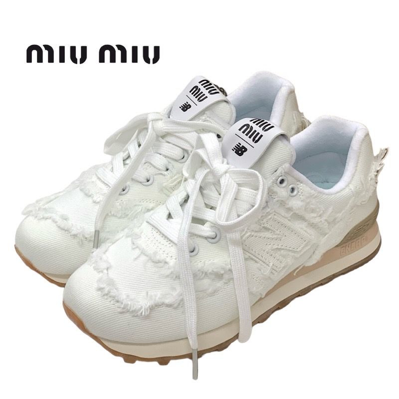 未使用 ミュウミュウ MIUMIU スニーカー ニューバランス New