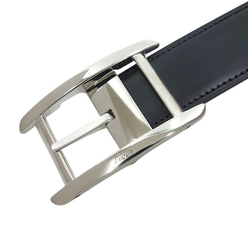パリコレクション タンク カルティエ/CARTIER ブラック パラジウム カウハイド 小物