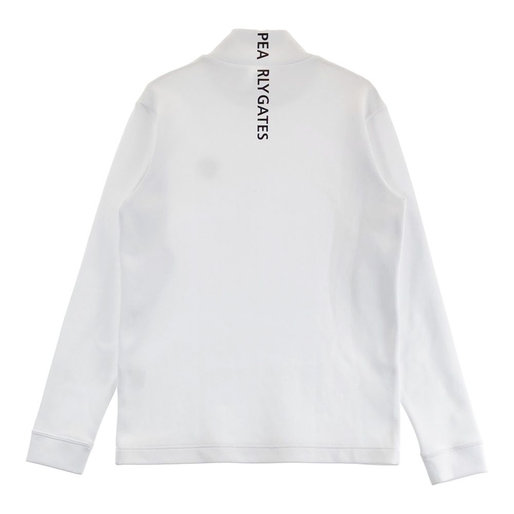 パーリーゲイツ 長袖 未使用 パーリーゲイツ ロゴ柄長袖モックネック