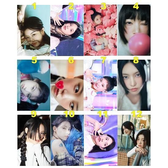 K-POP グッズ ILLIT アイリット トレカ 風 フォトカード 12枚セット