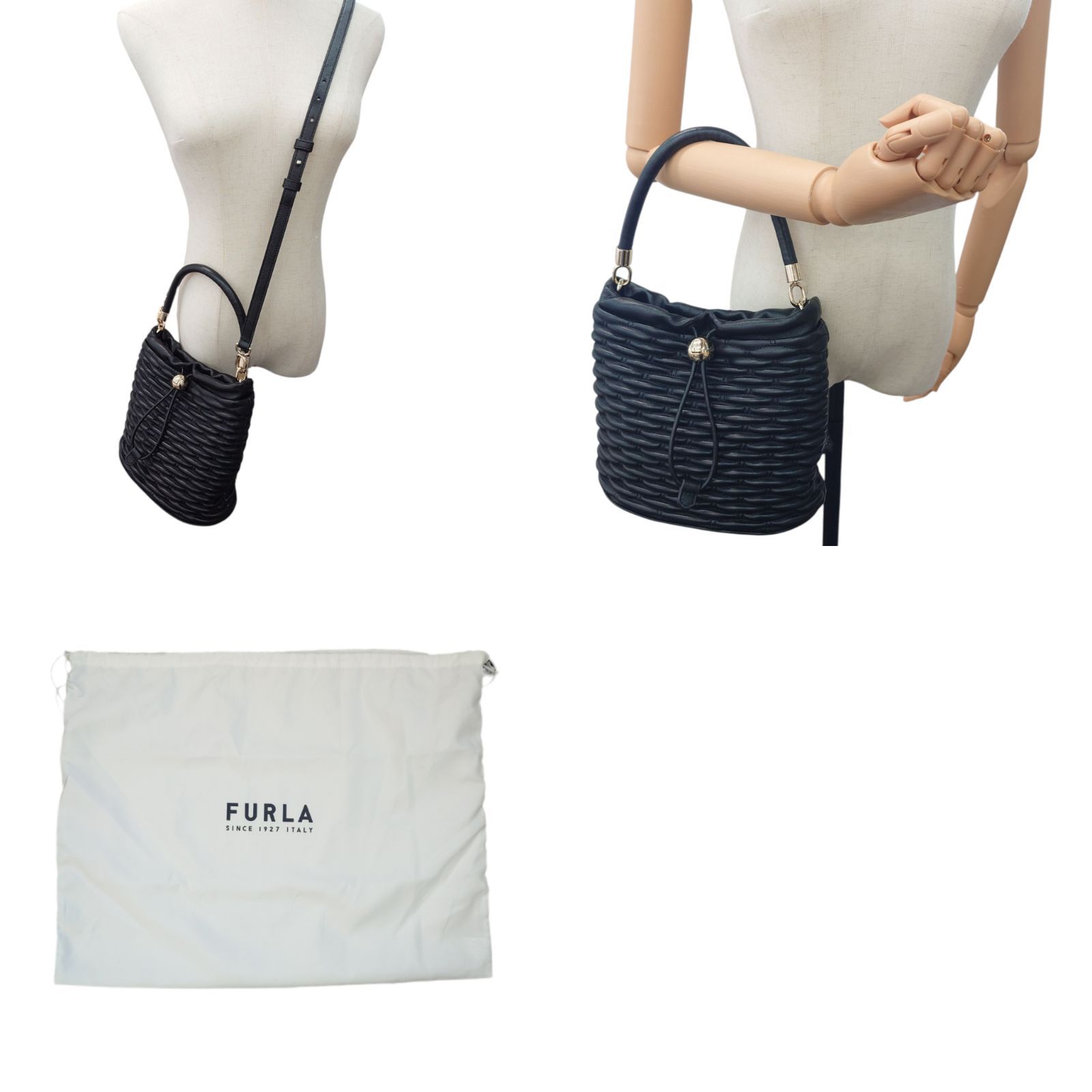 FURLA フルラ 2wayバッグ ミオニード バケットバッグ ミニ ブラック 