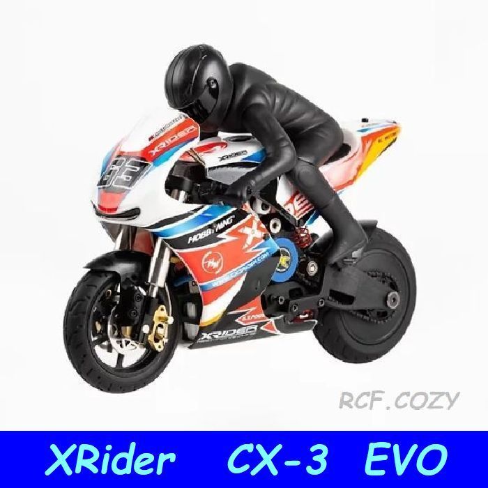 ☆特価☆抜群性能☆ 1/10 RC バイク XRider CX3 EVO