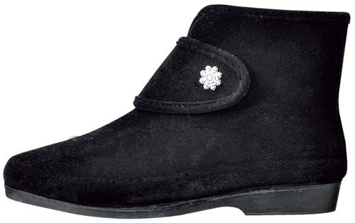 ミツウマ レインシューズ 長靴 エメロード 防寒 防水 防滑 軽量 スパイクピン スエード 調 ファッション スパイクピンソール ブーツ 雪道 スノーブーツ レディース 黒 22 5 cm