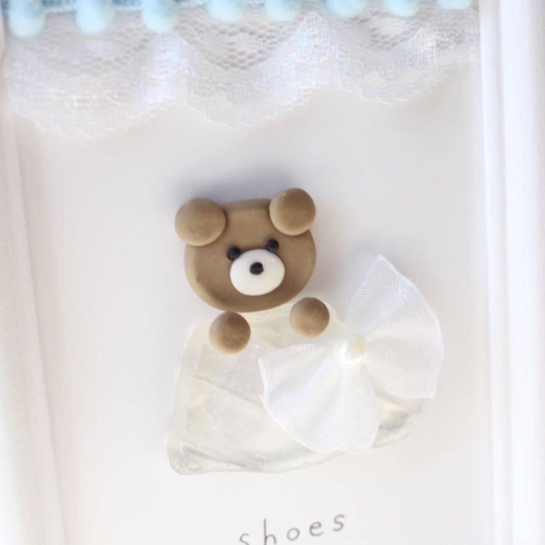 ｼｰｸﾞﾗｽｱｰﾄ『 くまちゃんのbaby shoes 』 - メルカリ
