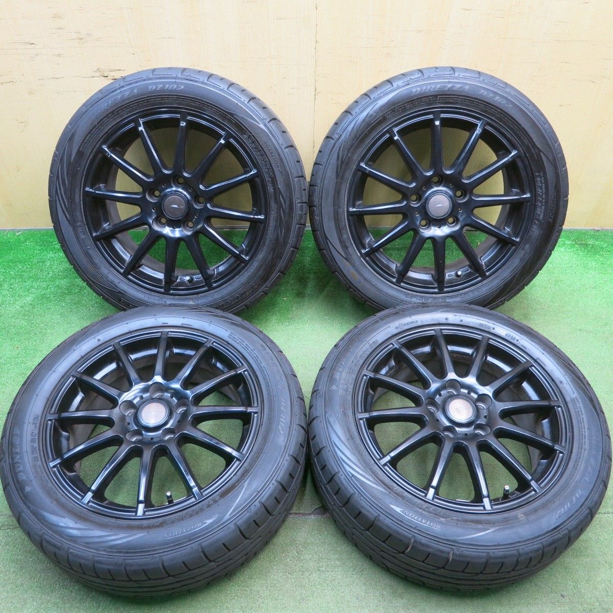 バリ溝！22年！ほぼ10分☆205/55R16 ダンロップ ディレッツァ DZ102 