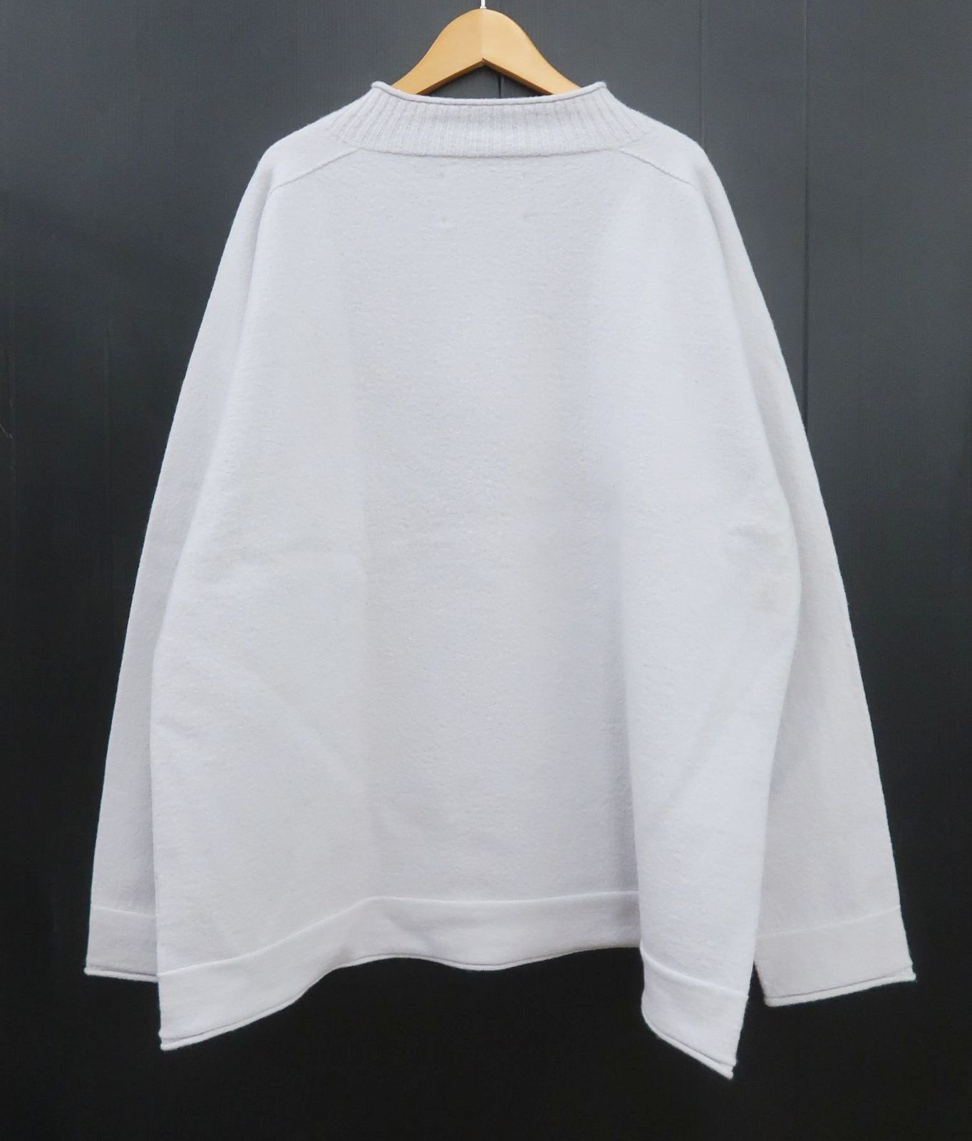 MHL.MARGARET HOWELL マーガレットハウエル 596-4260505 24AW FELTED ROUGH WOOL ニット XL