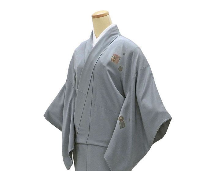 訪問着 未使用 正絹 四季花 色紙 身丈163.5cm 裄丈64.5cm 未着用 美品