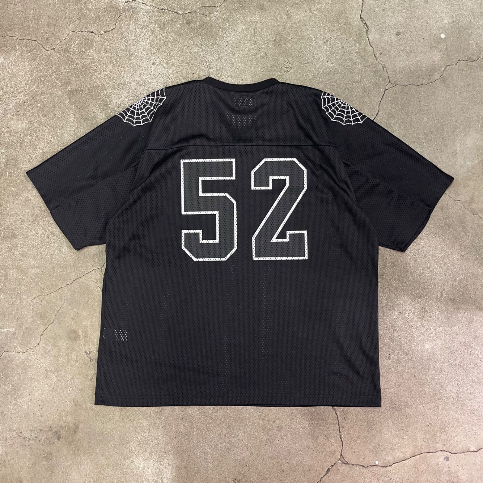 Supreme Spiderweb Football Jersey Black シュプリーム スパイダーウェブ フットボール ジャージ ブラック XL