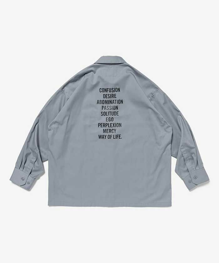 新品L WTAPS REPO LS TWILL. INGREDIENT シャツ WTAPS ダブルタップス 24SS REPO/LS/CTPL.TWILL.INGREDIENT