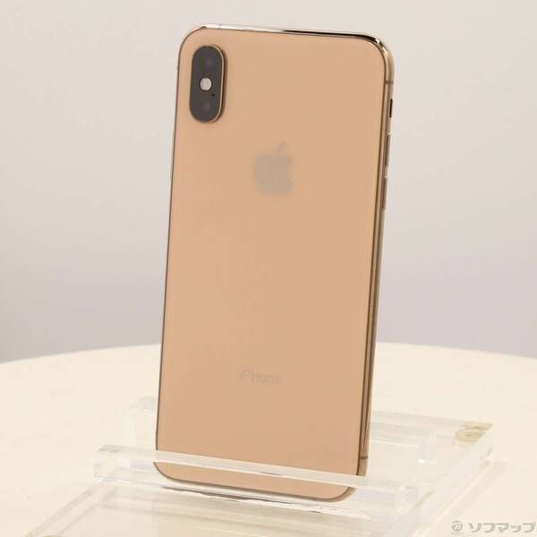 中古品〕 iPhoneXS 64GB ゴールド MTAY2J／A SIMフリー【349