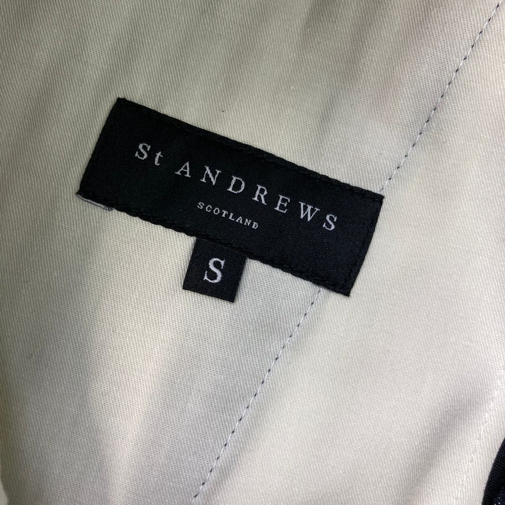 サイズ：S ST ANDREWS セントアンドリュース  ロングパンツ 総柄 ブラック系 [240101479611] ゴルフウェア メンズ ストスト サイズ：S ST ANDREWS セントアンドリュース ロングパンツ 総柄