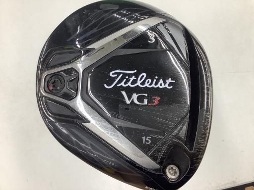 Titleist VG3 15度 フェアウェイウッド 3W タイトリスト VG3 3W Titleist VG3 3W(フェアウェイウッド)15度 VG3
