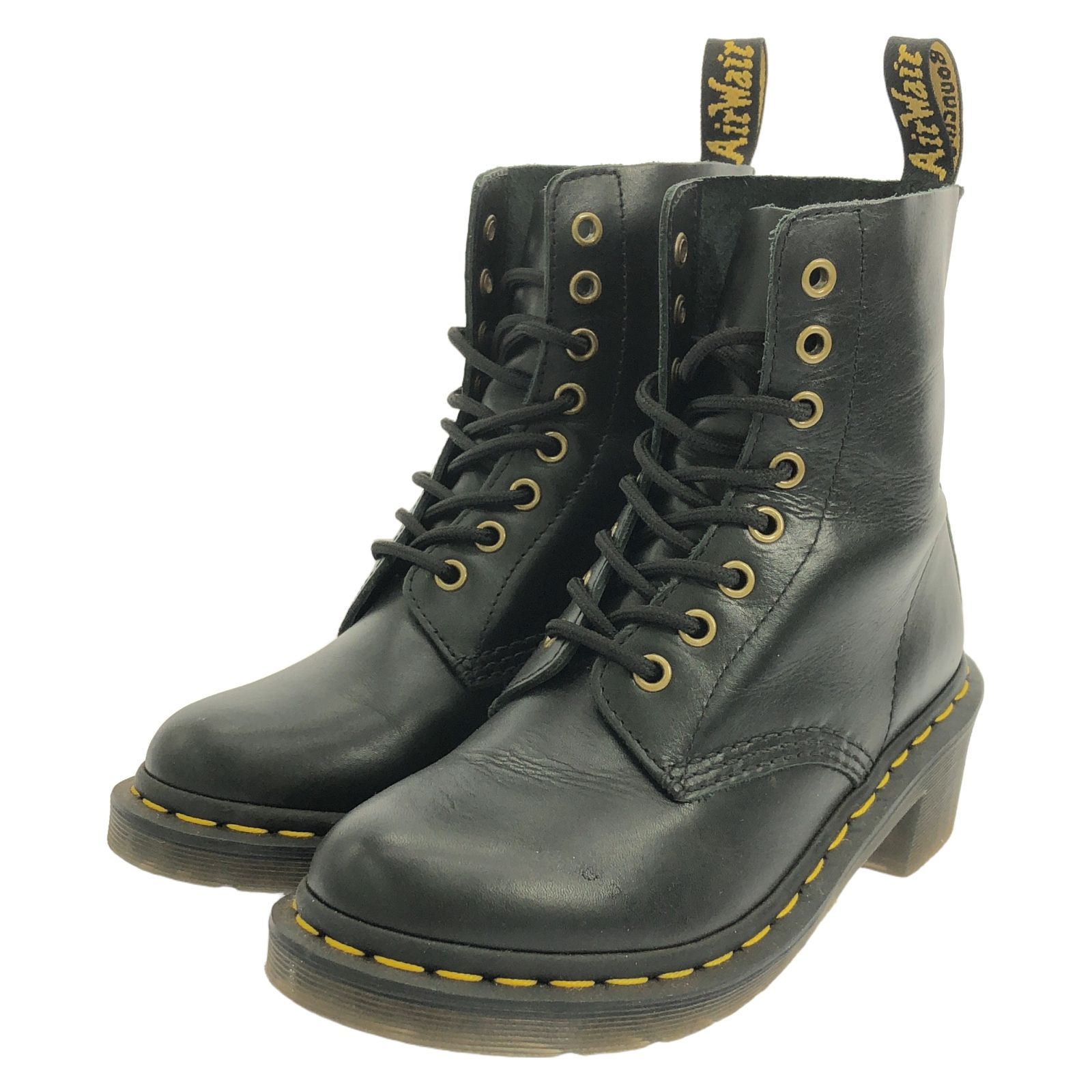 ドクターマーチン Dr.Martens ブーツ 25436001 CLEMENCY ブーツ ブラック ブラック レザー 25436001 CLEMENCY ブーツ ブラック レディース Used A