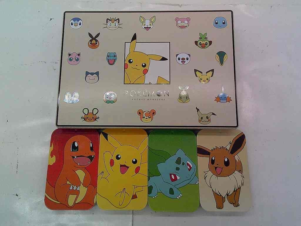 OY210☆ポケモンお菓子空き缶5個セット（2022年・2023年