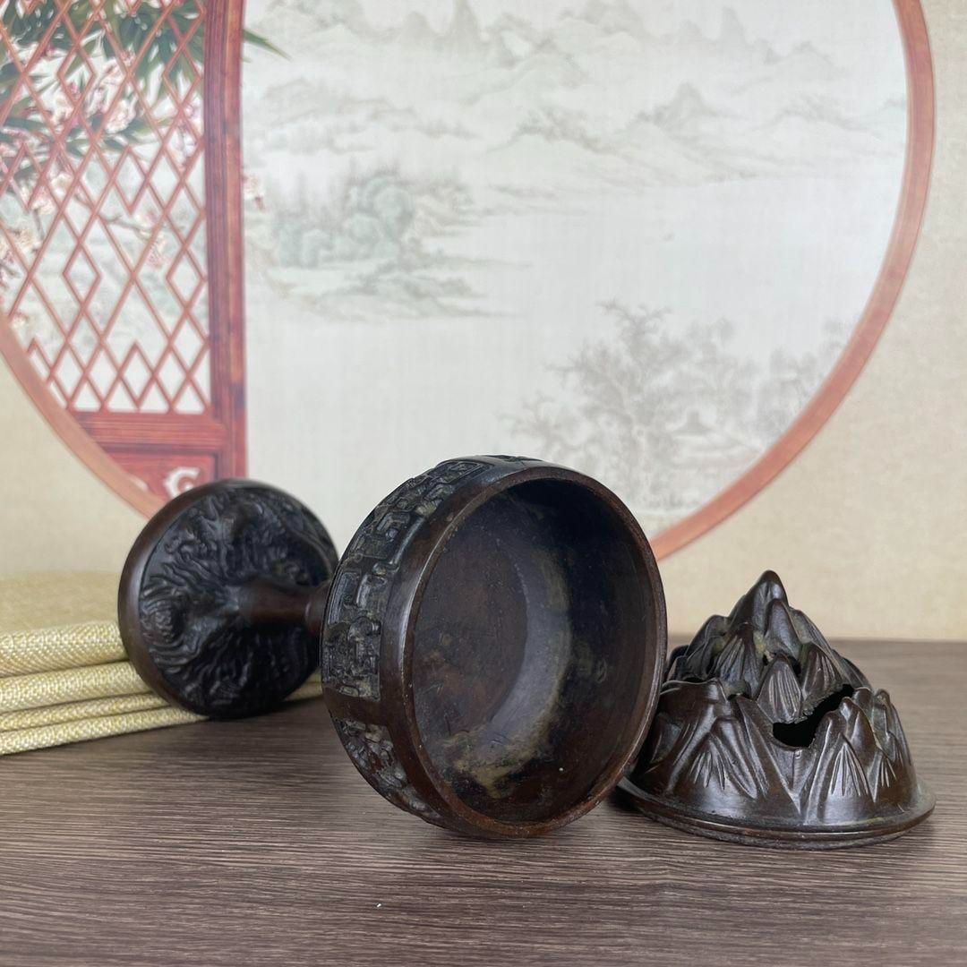 銅器 八宝図香薫炉 宣炉 香道具 茶道具 装飾品 工芸品 置物 銅器 八宝図香薫炉 宣炉 香道具 茶道具 装飾品 工芸品