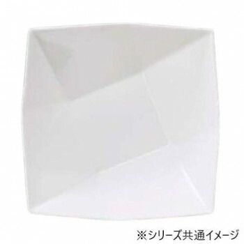 福井クラフト メラミン28cm折紙盛鉢ホワイト 51353850