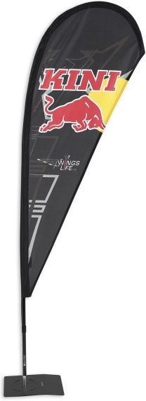 KINI Red Bull Bechflag  Black/Grey/Red | 3L8013001