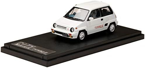 MARK43 1|43 ホンダ CITY TURBO II 純正オプションホイール装着車 グリークホワイト 完成品 PM43139AW