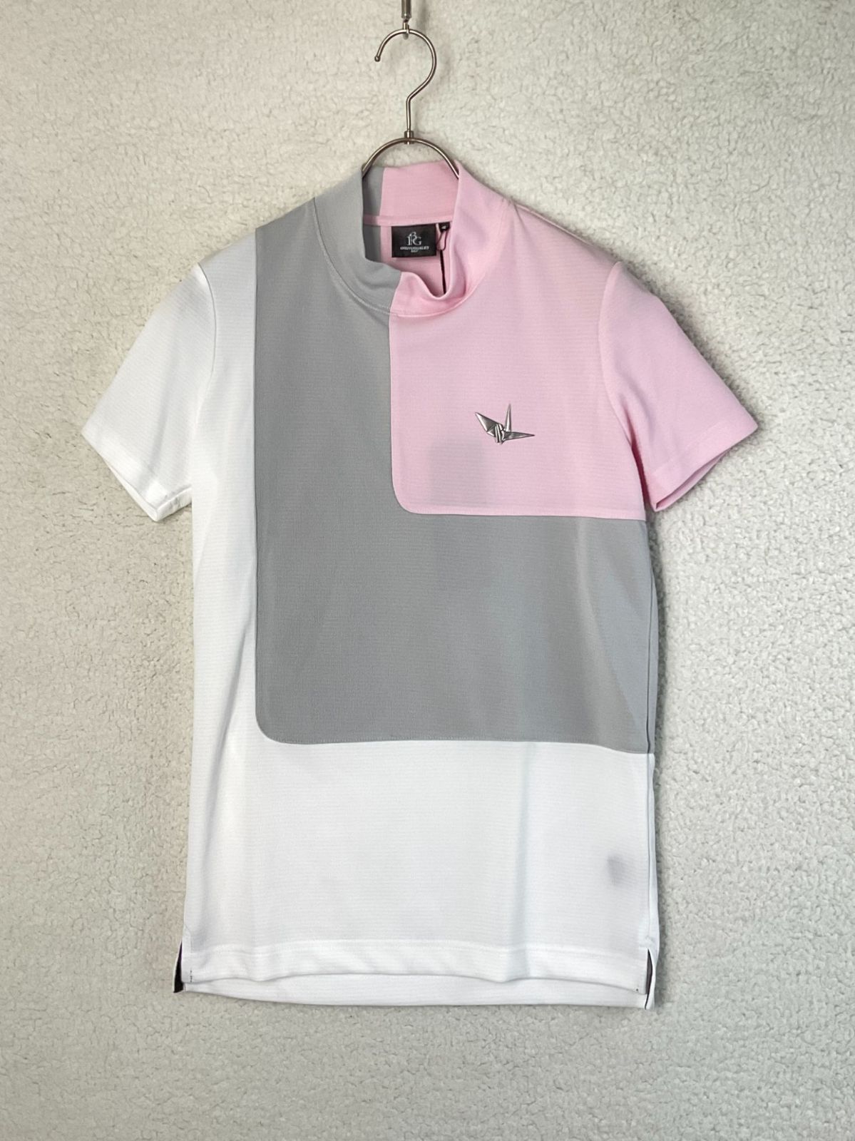 2025 お歳暮【公式】 - 人気ブランド 未使用 1PIU1UGUALE3 GOLF 3 ピンク×ライトグレー×ホワイト 戸賀 メンズウェア