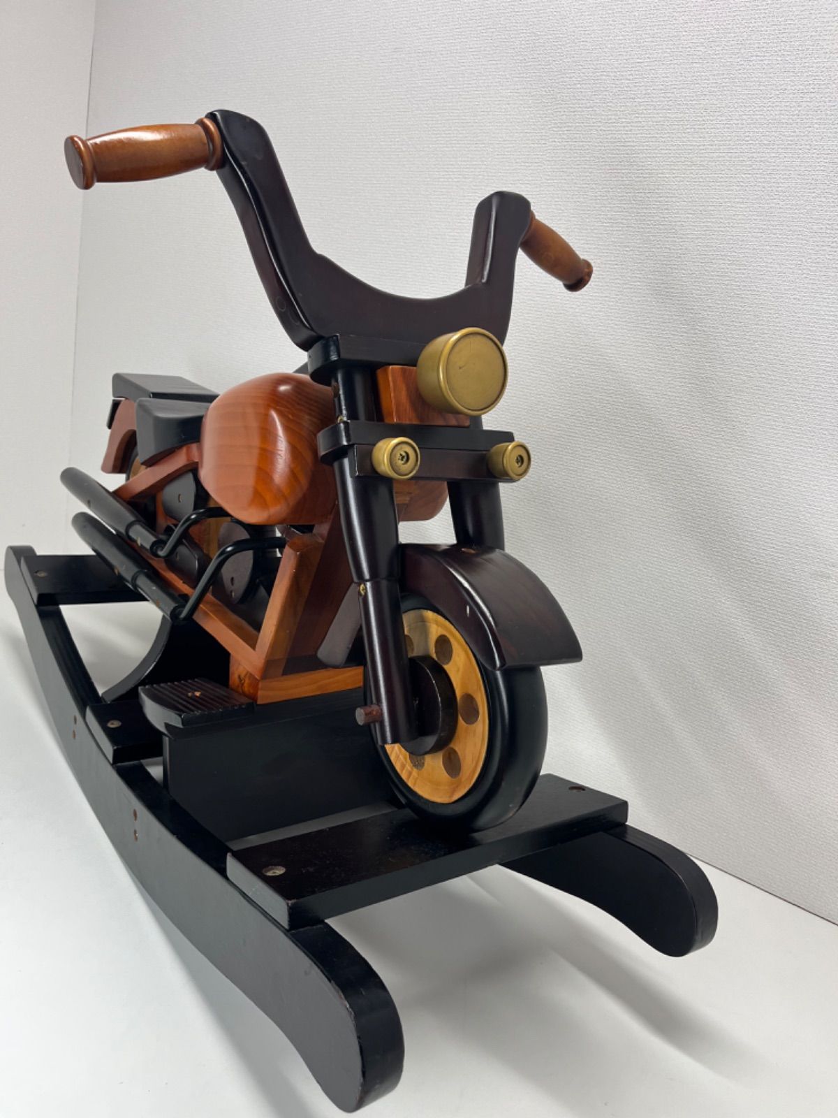 希少 ハーレー 木馬 ロッキングホース バイク インテリア クラシック 