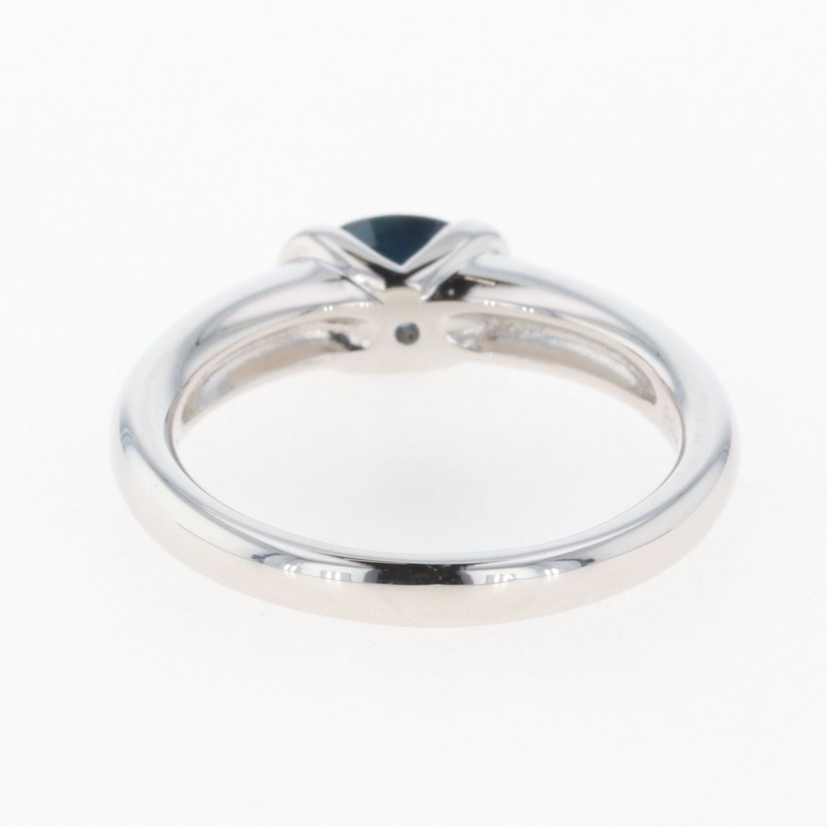 サファイア デザインリング プラチナ 指輪 メレダイヤ リング 11号 Pt900 サファイア ダイヤモンド レディース - 指輪・リング