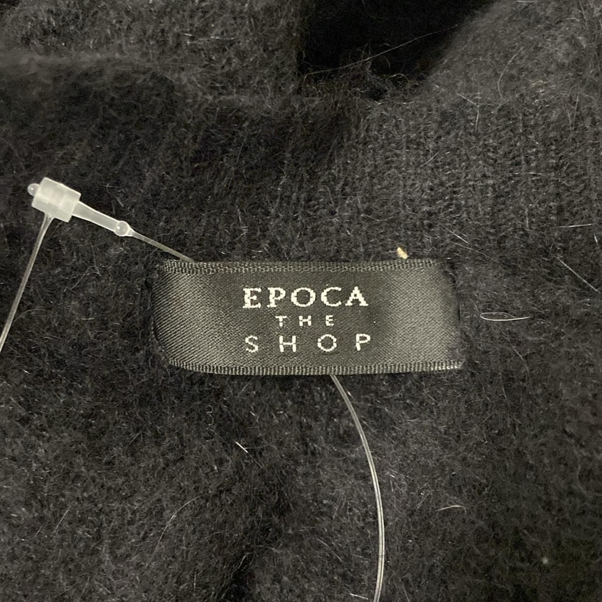 EPOCA THE SHOP(エポカザショップ) カーディガン サイズ38 M レディース - 黒 長袖/ショート丈 EPOCA エポカ THE SHOP カーディガン size38/黒 □◇ レディース