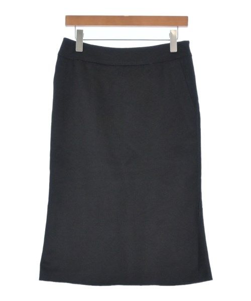 S Max Mara ひざ丈スカート 黒xベージュ(総柄) 4214224D0001 S MAX MARA エス マックスマーラ スカート FLOU スキューバ