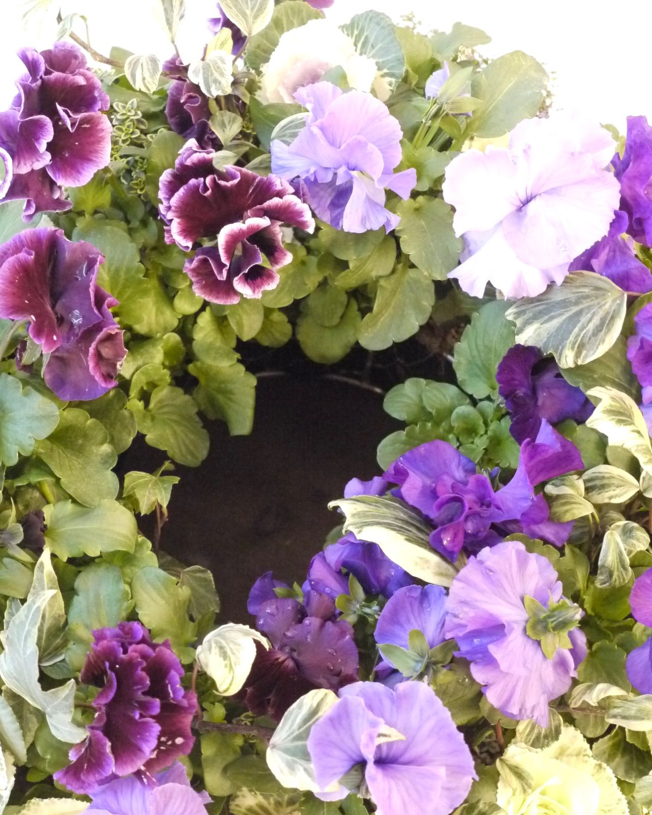寄せ植えリース