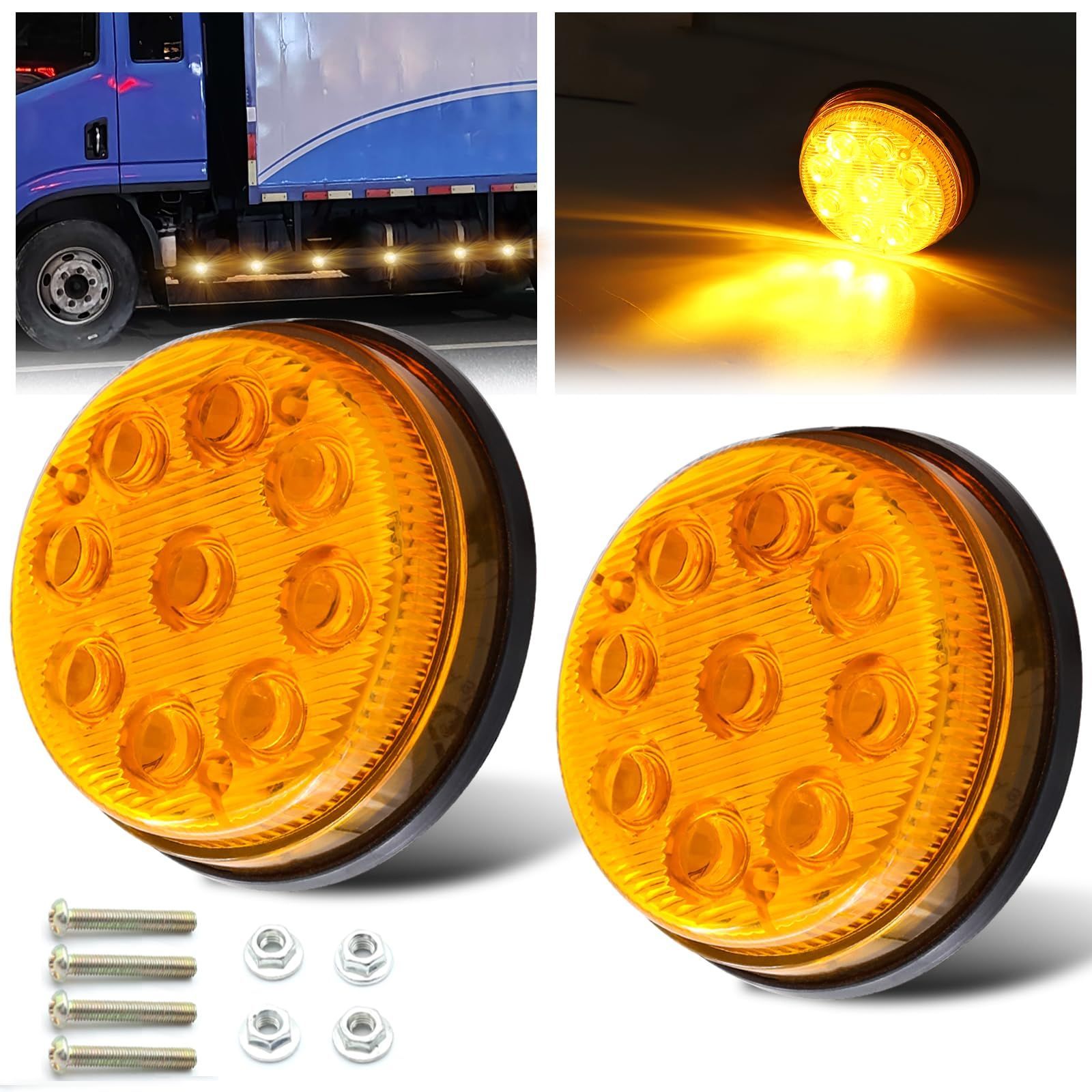 新品 Ygmylandbb LED トラック サイドマーカーランプ 路肩灯 車 新品 Ygmylandbb LED トラック サイドマーカーランプ 路肩灯 車