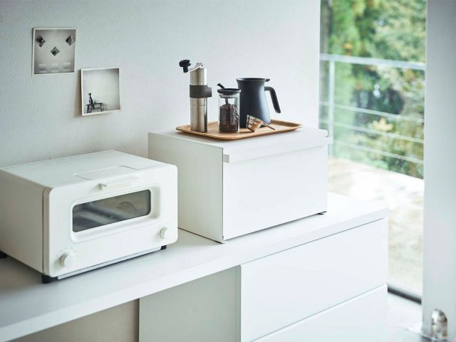 tower ブレッドケース ホワイト 山崎実業 ブレッドケース おしゃれ かわいい パンケース パンカバー キッチン収納 大容量 調味料ケース 調味料ラック SKLAD-KIRPICHA_RU