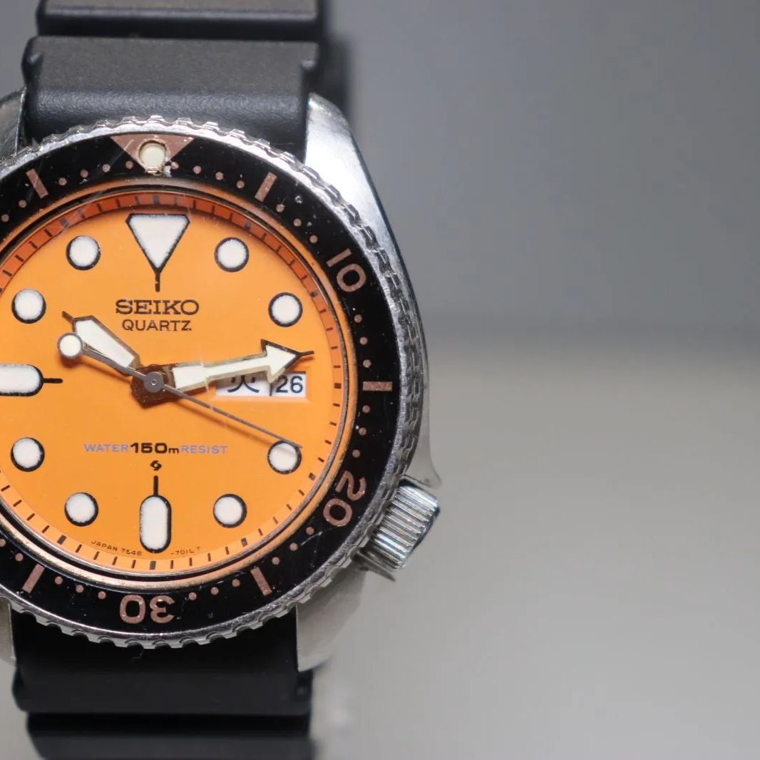 1981年頃】SEIKO DIVER オレンジダイバー 150m防水 QVARTZ