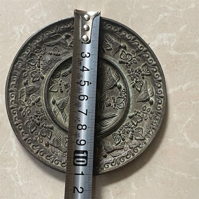 銅器 銅鏡 百福 百獣銅鏡 装飾品 現代工芸品 美術品 置物 銅器・銅鏡