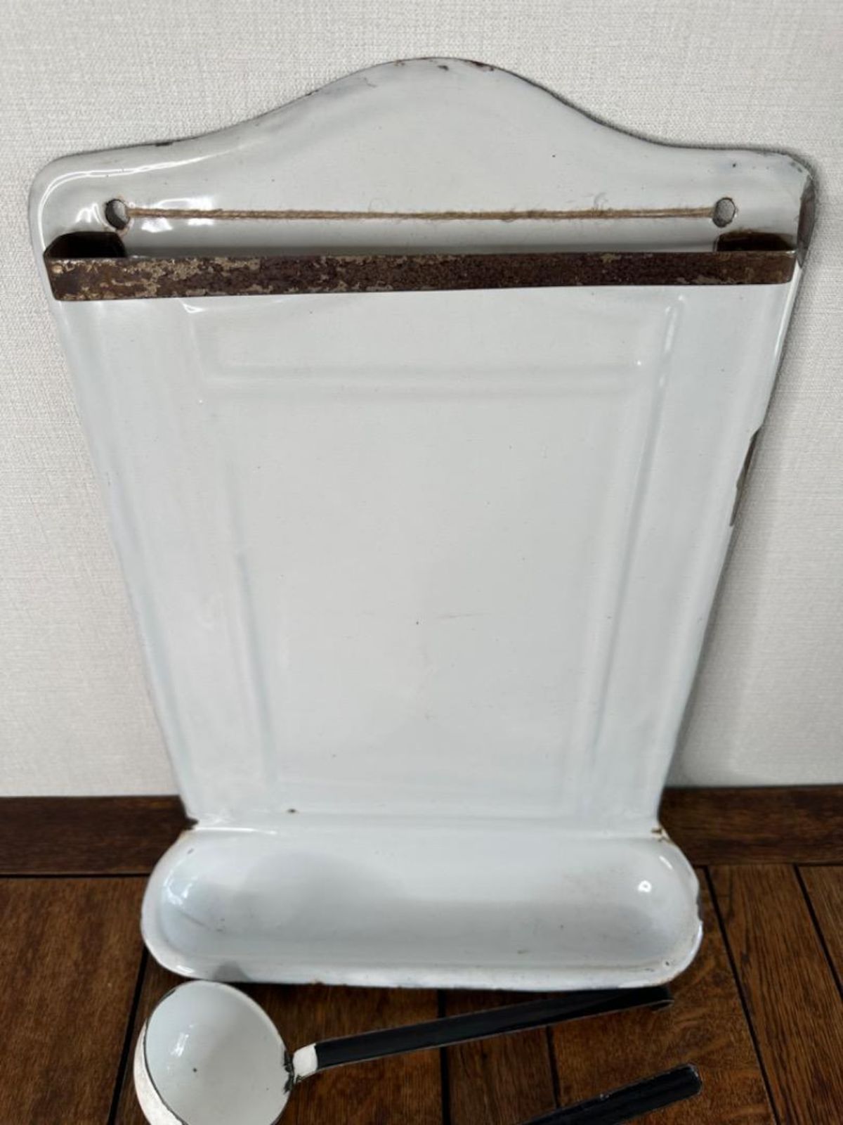 フランス トップ ヴィンテージ ホーロー フレンチキッチン レードル