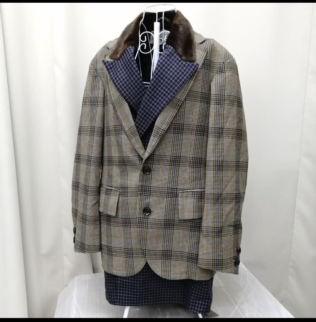kolor Three Pieces Docking Coat テーラード ダブルジャケット トレンチコート