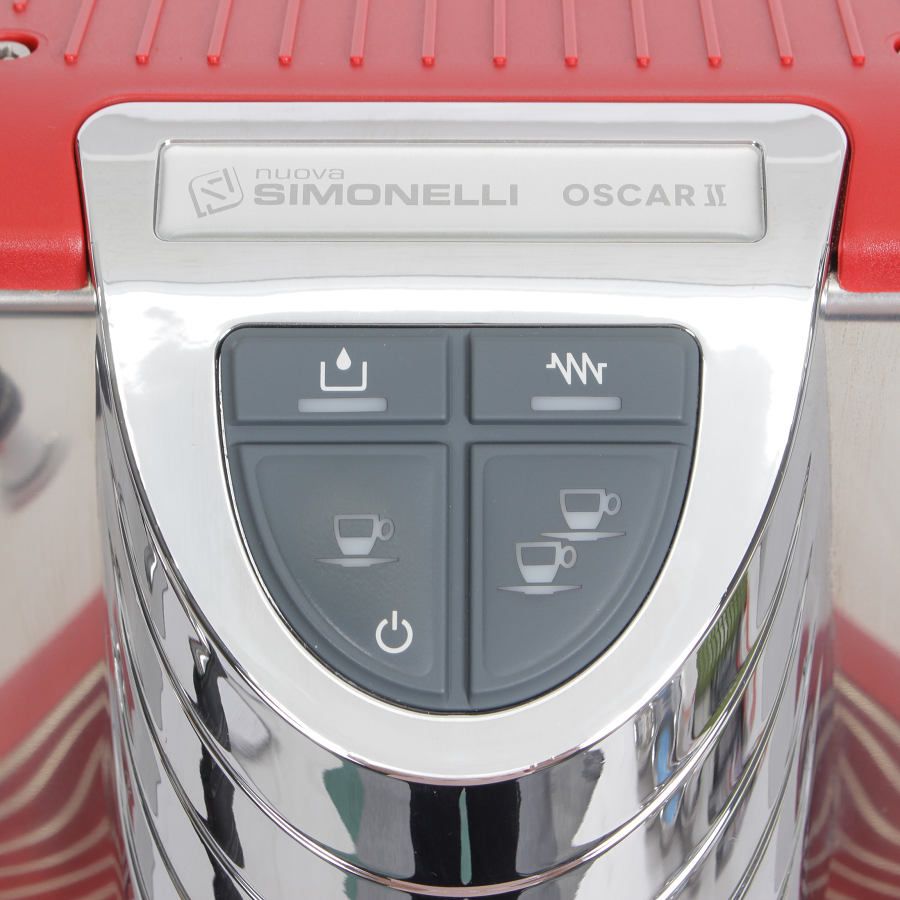 シモネリ エスプレッソマシン オスカーII レッド Nuova Simonelli  