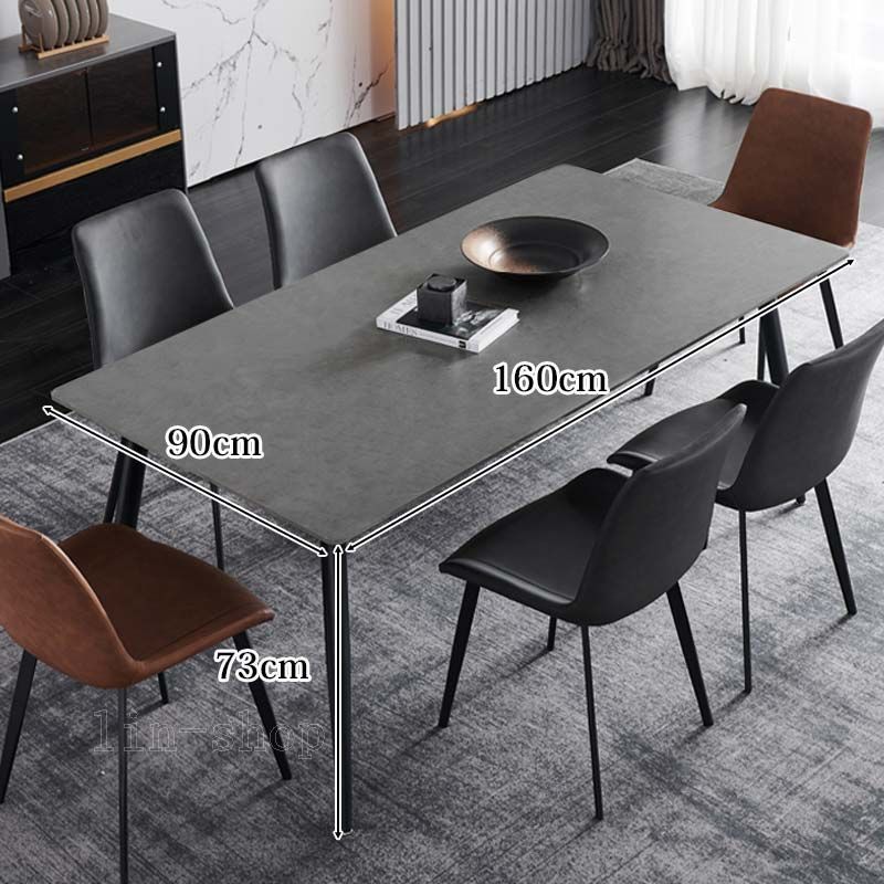 ダイニングテーブル イタリアン岩盤 セラミックトップ 4人掛け～6人